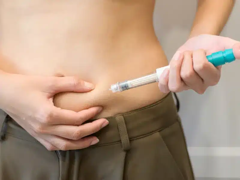tirzepatide compound or semaglutide compound for type 2 diabetes